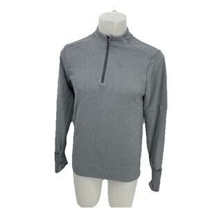 Nike Therma-FIT Repel Element Men's 1/4-Zip Small Running Pullover Gray M22